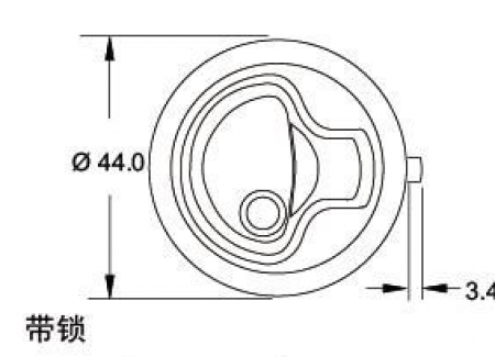 按压门锁的原理与构造解析