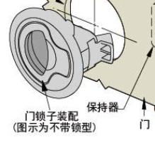 按压门锁